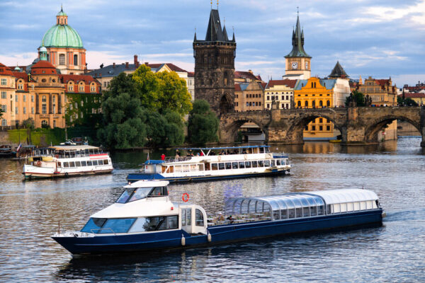 River,Boat,Cruise,To,Charel`s,Bridge,And,Vltava,,Prague,,Czech