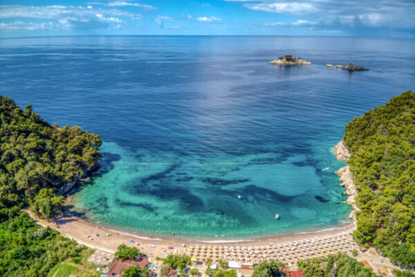 Luä?ice,Beach,In,Petrovac,,Montenegro